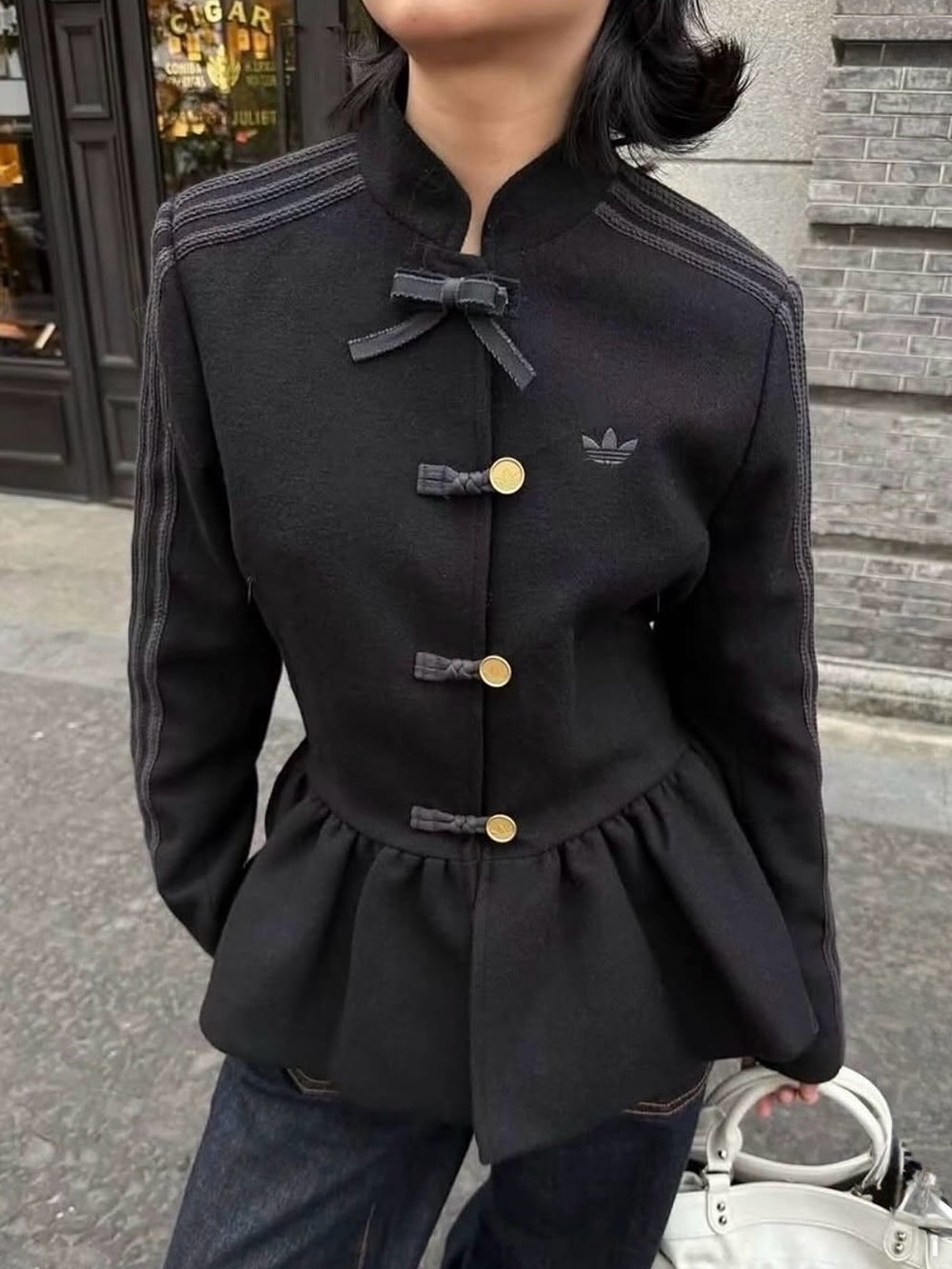 Adidas New Year Peplum Jacket Black Size S